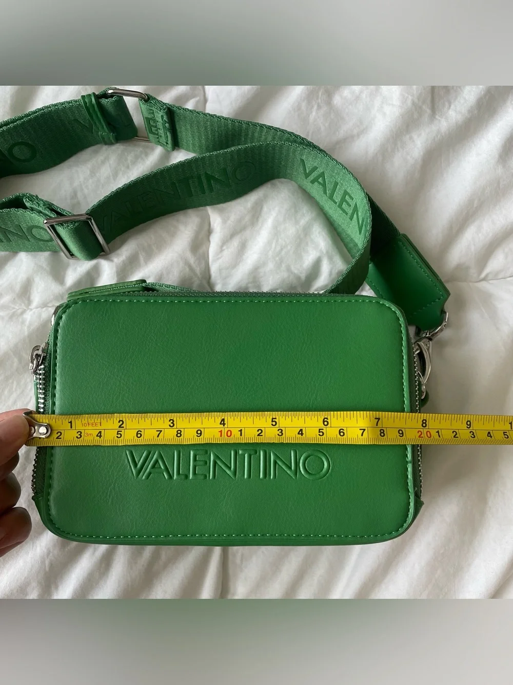 Valentino by Mario Valentino Spa Green Logo Belt Bag - Picture 2 of 16